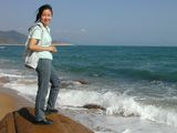 張家界導(dǎo)游姜怡在海南三亞