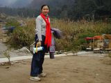 張家界導(dǎo)游姜怡在張家界森林公園